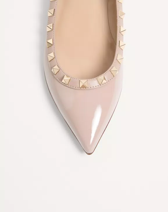 Valentino Patent Rockstud Ballet Flat - Image 3